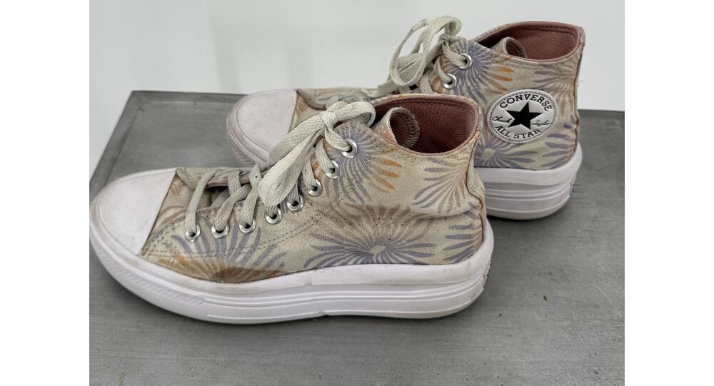 Converse Chuck Taylor All Star Move Floral High Top Women's 8 A06672C School